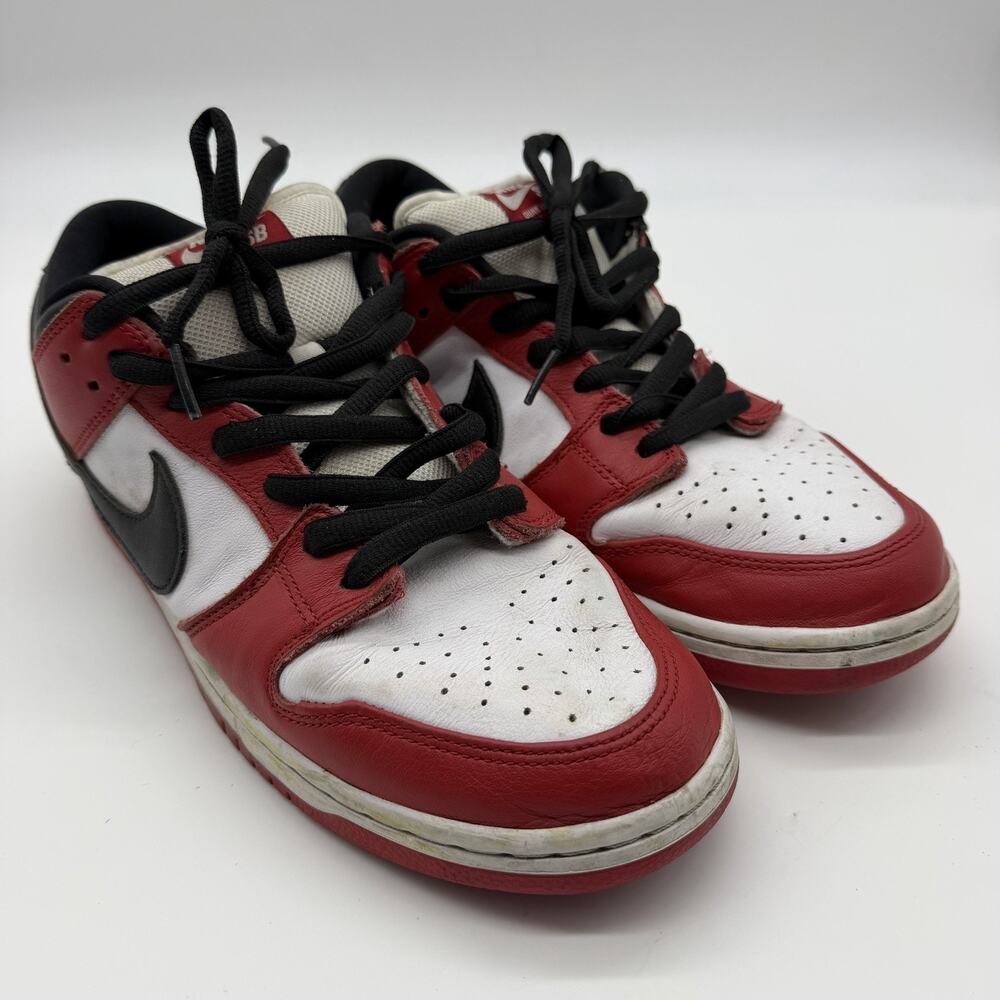 Nike SB Dunk Low Pro Chicago J-Pack Red White Black BQ6817-600 Mens 12